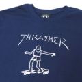 THRASHER T-SHIRT スラッシャー Ｔシャツ GONZ（US企画） NAVY スケートボード スケボー 1