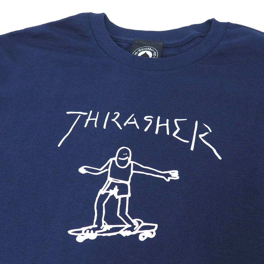 THRASHER T-SHIRT スラッシャー Tシャツ GONZ NAVY（US企画