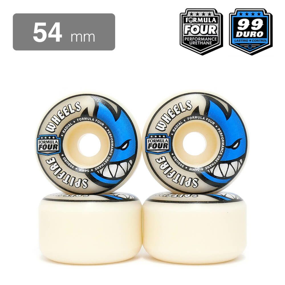 SPITFIRE WHEEL スピットファイヤー ウィール FORMULA FOUR (F4) RADIALS 99D 54mm スケートボード スケボー