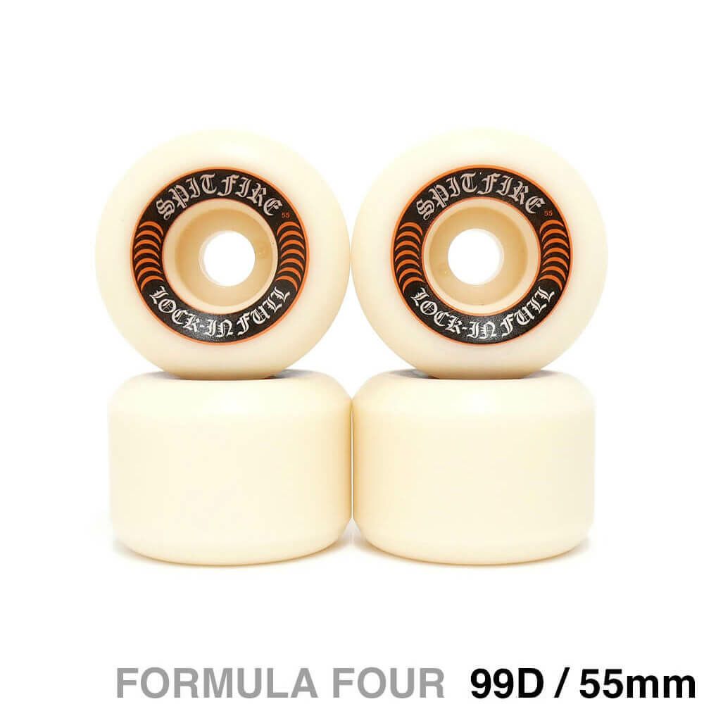 SPITFIRE WHEEL スピットファイヤー ウィール FORMULA FOUR (F4) LOCK-IN FULL 99D 55mm スケートボード スケボー