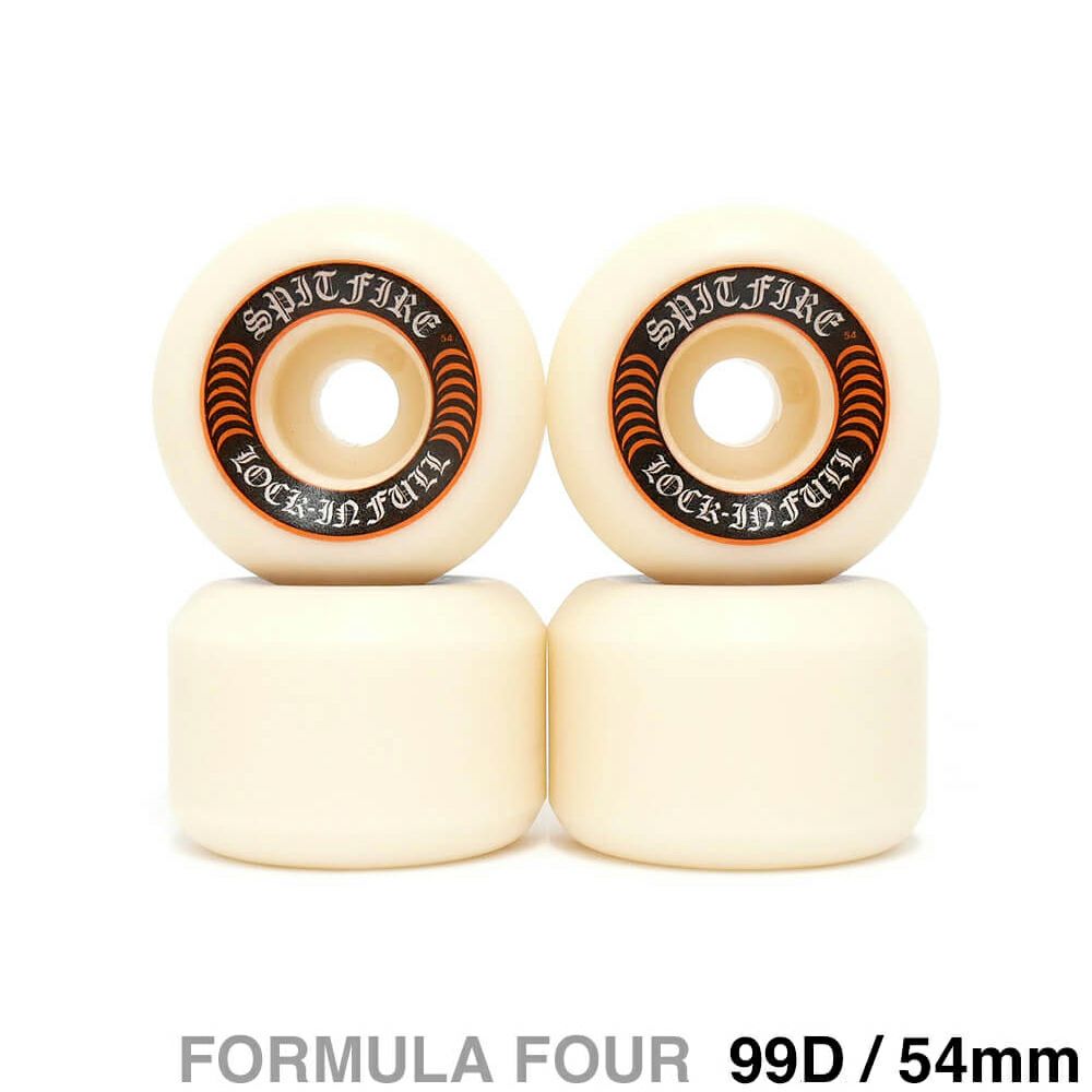 SPITFIRE WHEEL スピットファイヤー ウィール FORMULA FOUR (F4) LOCK-IN FULL 99D 54mm スケートボード スケボー