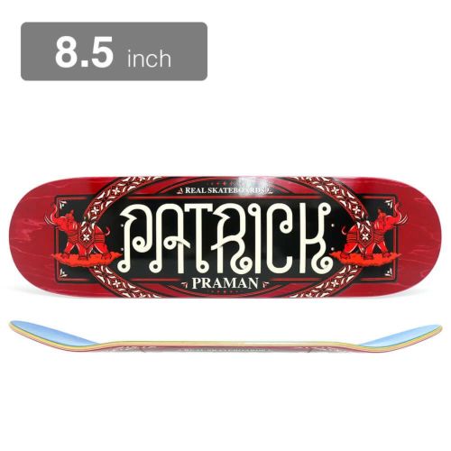 REAL DECK リアル デッキ PATRICK PRAMAN PRO OVAL 8.5 スケート