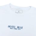 HOTEL BLUE T-SHIRT ホテルブルー Ｔシャツ LOGO WHITE スケートボード スケボー 1