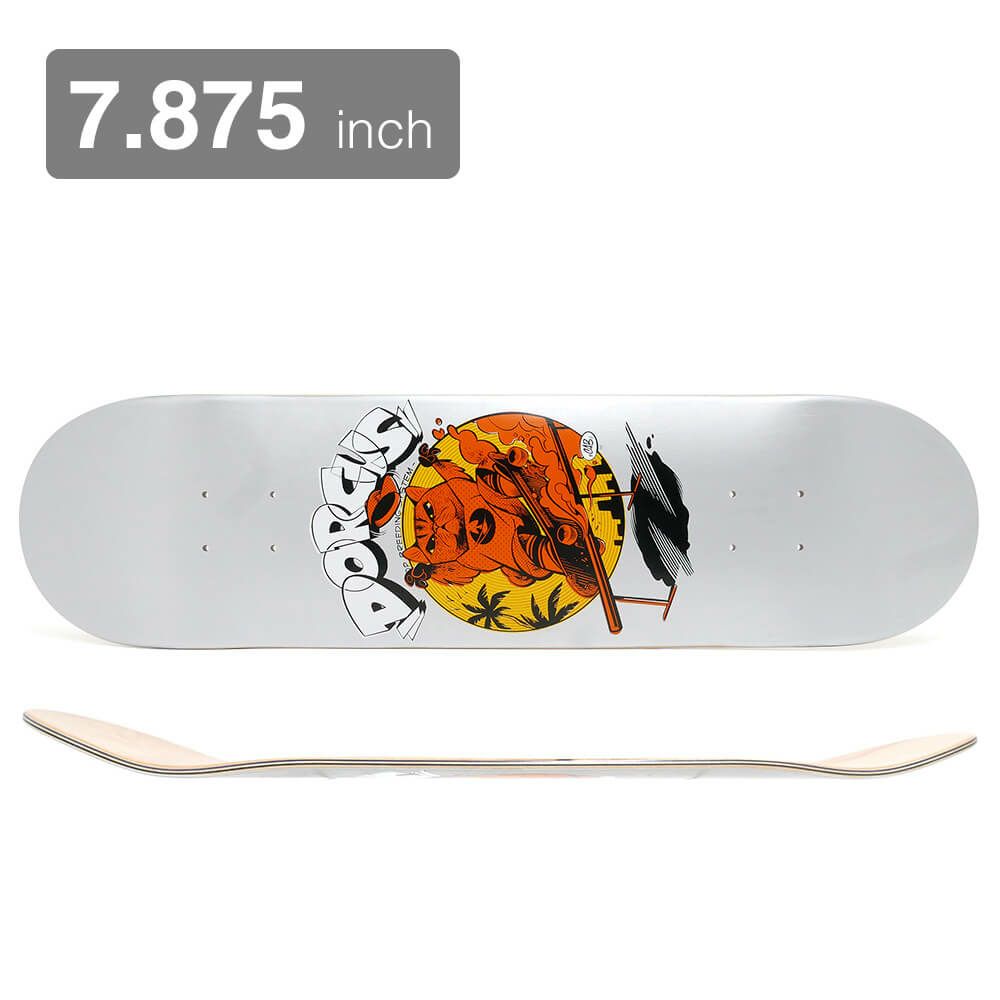 DORCUS DECK ドーカス デッキ TEAM ZETT ON THE RAIL ORANGE 7.875 スケートボード スケボー