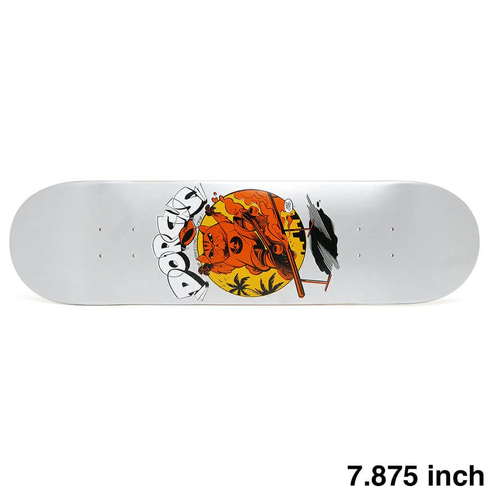 DORCUS DECK ドーカス デッキ TEAM ZETT ON THE RAIL ORANGE 7.875 スケートボード スケボー