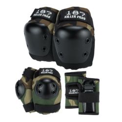 187 KILLER PADS KIDS PADSET ワンエイトセブンキラーパッド 子供用パッドセット JUNIOR SIX PACK CAMO スケートボード スケボー 5