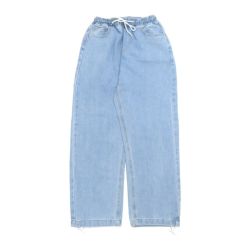 LESQUE PANTS レスケ パンツ ジーンズ DENIM TIEUP PANTS BLUE