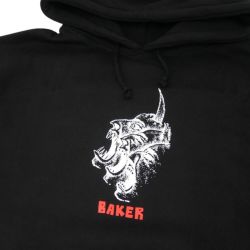  BAKER HOOD ベイカー パーカー SATANIC SWITCH BLACK スケートボード スケボー 1