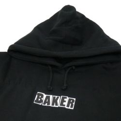 BAKER HOOD ベイカー パーカー BRAND LOGO BLACK スケートボード スケボー 1