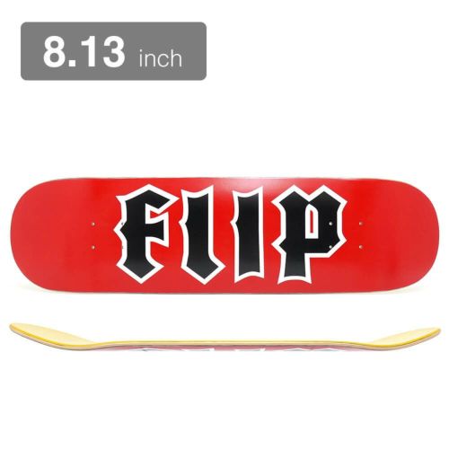 FLIP DECK フリップ デッキ TEAM HKD RED 8.13 スケートボード スケボー