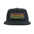SPITFIRE CAP スピットファイヤー キャップ HELL HOUNDS SCRIPT PATCH SNAPBACK BLACK スケートボード スケボー 1