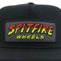 SPITFIRE CAP スピットファイヤー キャップ HELL HOUNDS SCRIPT PATCH SNAPBACK BLACK スケートボード スケボー 4