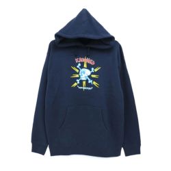 KROOKED HOOD クルキッド パーカー STYLE SLATE BLUE スケートボード スケボー 