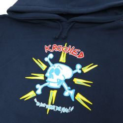 KROOKED HOOD クルキッド パーカー STYLE SLATE BLUE スケートボード スケボー 1