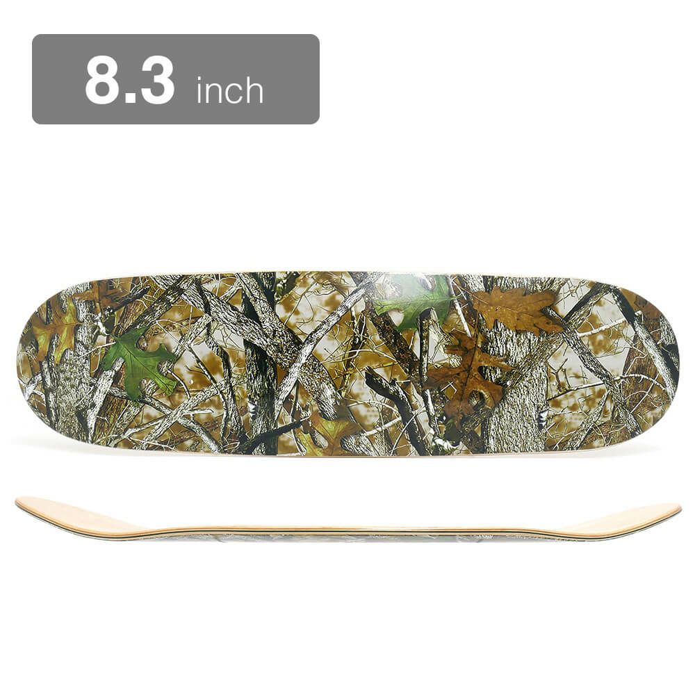 DORCUS DECK ドーカス デッキ TEAM REAL TREE CAMO 8.3 FOOTBALL SHAPE スケートボード スケボー