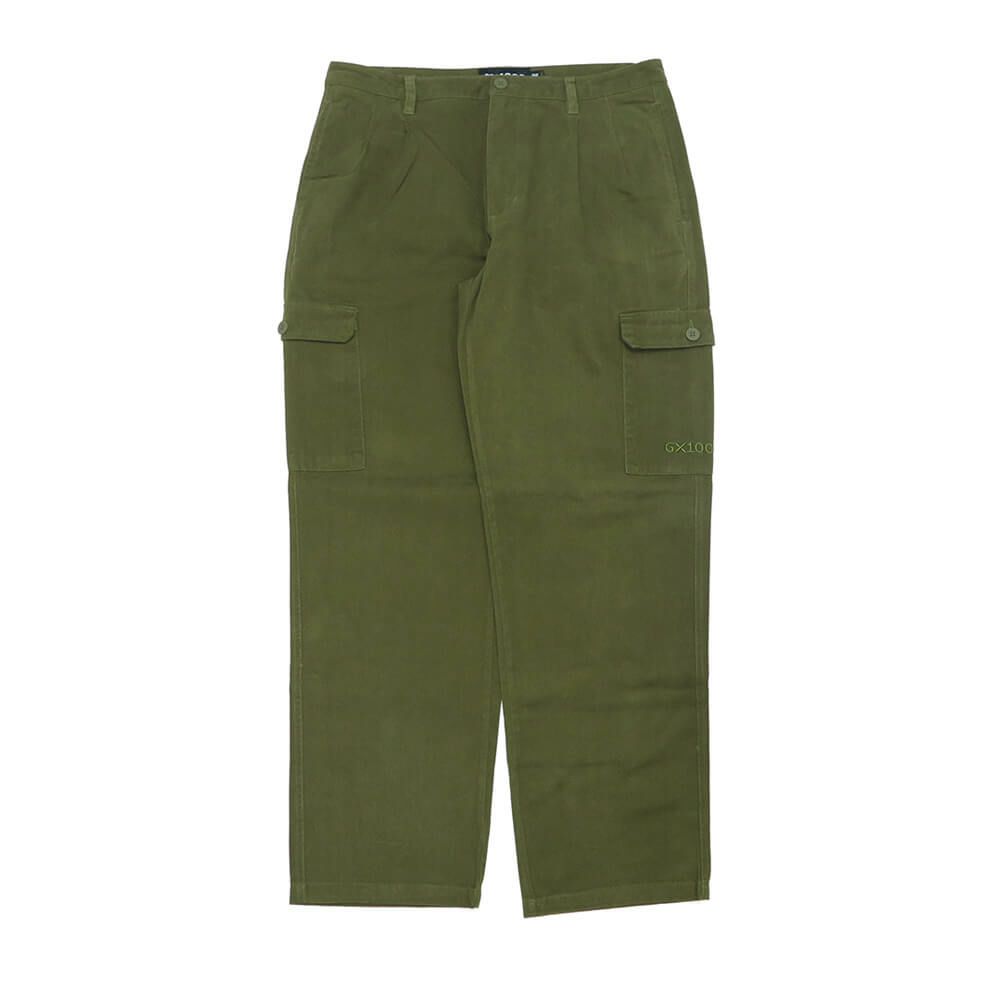 GX1000 PANTS ジーエックス1000 パンツ ジーンズ CARGO CHINO PANTS OLIVE スケートボード スケボー 