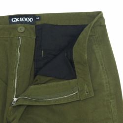 GX1000 PANTS ジーエックス1000 パンツ ジーンズ CARGO CHINO PANTS OLIVE スケートボード スケボー 3