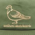 ANTIHERO CAP アンチヒーロー キャップ BASIC PIGEON SNAPBACK MOSS GREEN/TAN スケートボード スケボー 4