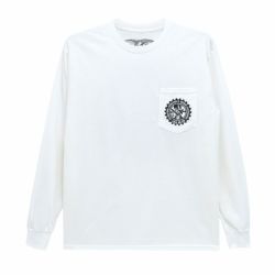 ANTIHERO LONG SLEEVE アンチヒーロー ロングスリーブTシャツ UNION 18 LOCAL POCKET WHITE スケートボード スケボー 1