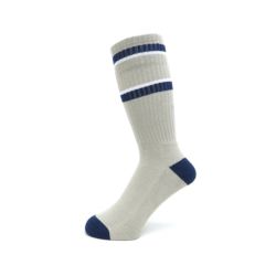 ANTIHERO SOCKS アンチヒーロー ソックス 靴下 BASIC PIGEON EMB LIGHT GREY/NAVY スケートボード スケボー 1