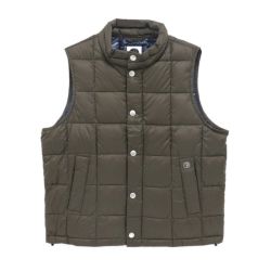 POLAR JACKET ポーラー ジャケット LIGHTWEIGHT PUFFER VEST BROWN スケートボード スケボー 