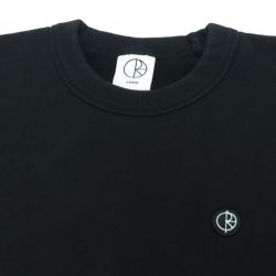 POLAR CREW SWEAT ポーラー トレーナー ED CREWNECK PATCH BLACK スケートボード スケボー 01