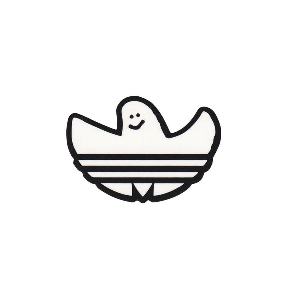 ADIDAS STICKER アディダス ステッカー SHMOO WHITE/BLACK スケートボード スケボー