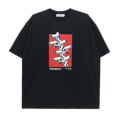  TIGHTBOOTH（TBPR）T-SHIRT タイトブース Tシャツ SECURITY LEVEL ∞ BLACK スケートボード スケボー 