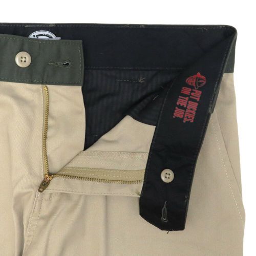 DICKIES SKATEBOARDING PANTS, ディッキーズ スケートボーディング, パンツ ジーンズ, RS DOUBLE KNEE  PANTS, DESERT SAND/OLIVE GREEN, スケートボード スケボー