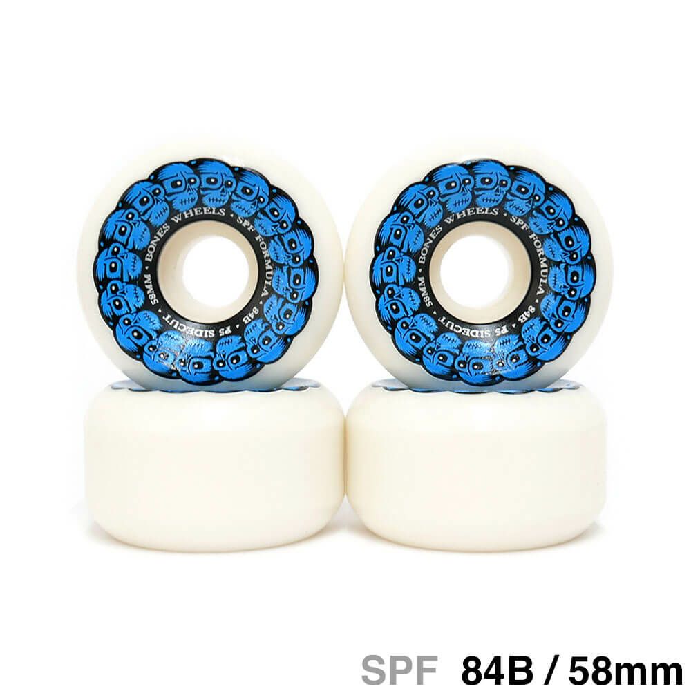 BONES WHEEL ボーンズ ウィール SPF P5（SIDECUT）84B CIRCLE SKULLS 58mm スケートボード スケボー 1