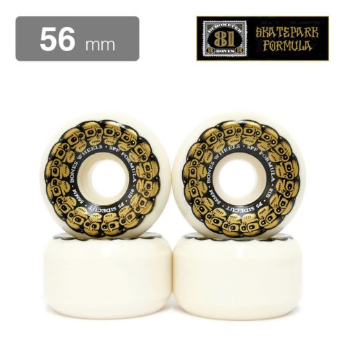 BONES WHEEL ボーンズ ウィール SPF P5（SIDECUT）81B CIRCLE SKULLS 56mm スケートボード スケボー  スケートボードのカリフォルニアストリート