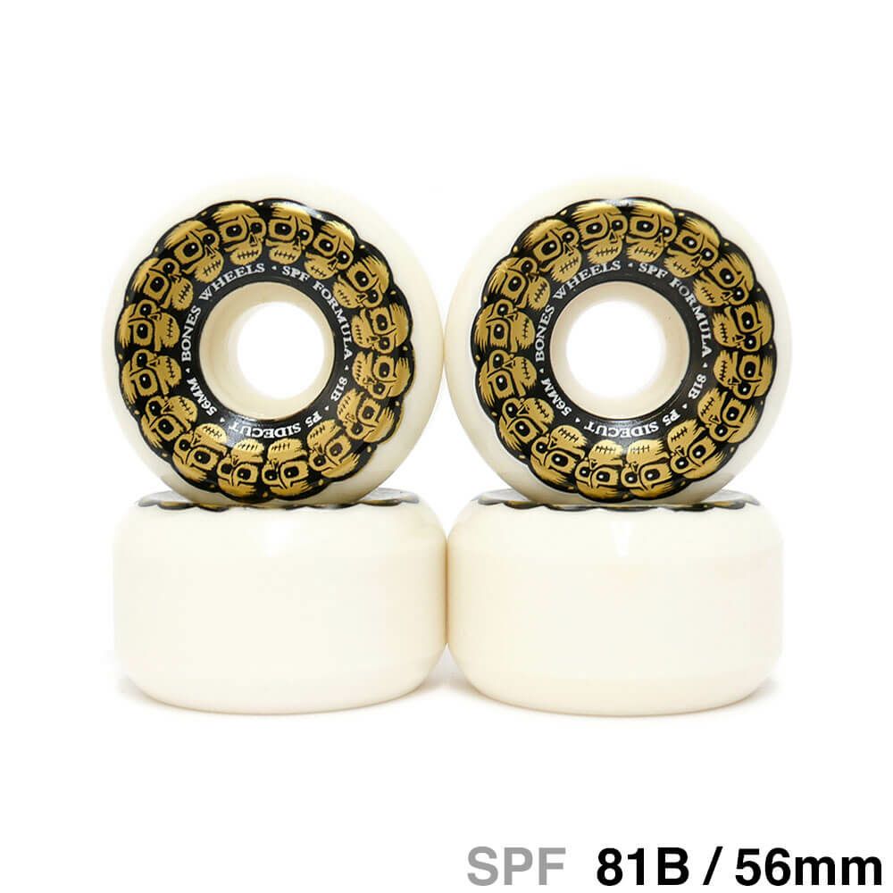 BONES WHEEL ボーンズ ウィール SPF P5（SIDECUT）81B CIRCLE SKULLS 56mm スケートボード スケボー 1