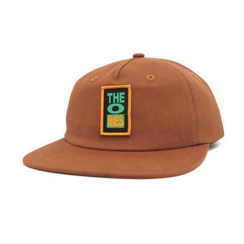 THEORIES CAP セオリーズ キャップ REMOTE VIEWING DUCK CANVAS BROWN スケートボード スケボー 