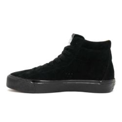 LAST RESORT AB SHOES ラストリゾートエービー シューズ スニーカー VM003 SUEDE HI BLACK/BLACK スケートボード スケボー 5