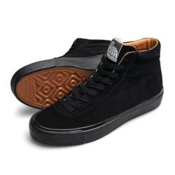 LAST RESORT AB SHOES ラストリゾートエービー シューズ スニーカー VM001 SUEDE HI BLACK/BLACK スケートボード スケボー 1