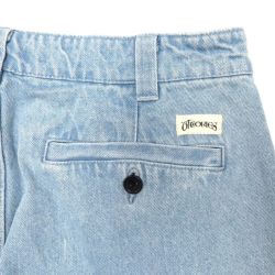 THEORIES JEANS セオリーズ パンツ ジーンズ BELVED PLEATED DENIM LIGHT WASH BLUE スケートボード スケボー 4