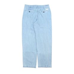 THEORIES JEANS セオリーズ パンツ ジーンズ BELVED PLEATED DENIM LIGHT WASH BLUE スケートボード スケボー 6