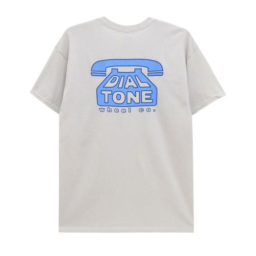 DIAL TONE T-SHIRT ダイアルトーン Tシャツ DIAL LOGO SILVER スケートボード スケボー 