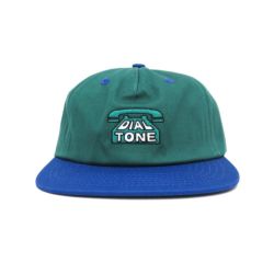 DIAL TONE CAP ダイアルトーン キャップ DIAL LOGO SNAPBACK FOREST GREEN/NAVY スケートボード スケボー 1