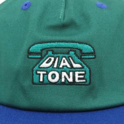 DIAL TONE CAP ダイアルトーン キャップ DIAL LOGO SNAPBACK FOREST GREEN/NAVY スケートボード スケボー 4