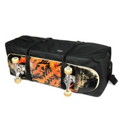 VAGA BAG バガ バッグ LONG HAUL DUFFEL BLACK スケートボード スケボー 6