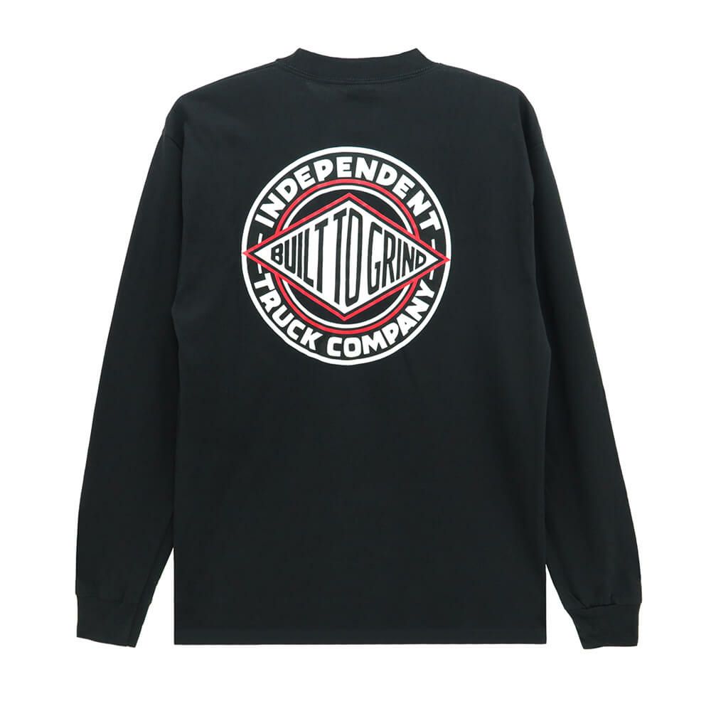  INDEPENDENT LONG SLEEVE インディペンデント ロングスリーブTシャツ BTG SUMMIT BLACK スケートボード スケボー 