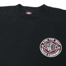  INDEPENDENT LONG SLEEVE インディペンデント ロングスリーブTシャツ BTG SUMMIT BLACK スケートボード スケボー 2