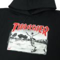 THRASHER HOOD スラッシャー パーカー JAKE DISH BLACK（US企画） スケートボード スケボー 1