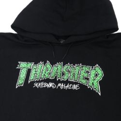 THRASHER HOOD スラッシャー パーカー BRICK BLACK（US企画） スケートボード スケボー 1