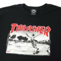 THRASHER T-SHIRT スラッシャー Ｔシャツ JAKE DISH BLACK（US企画） スケートボード スケボー 1