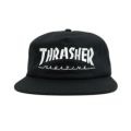  THRASHER CAP スラッシャー キャップ MAG LOGO SNAPBACK BLACK/WHITE（US企画） スケートボード スケボー 1