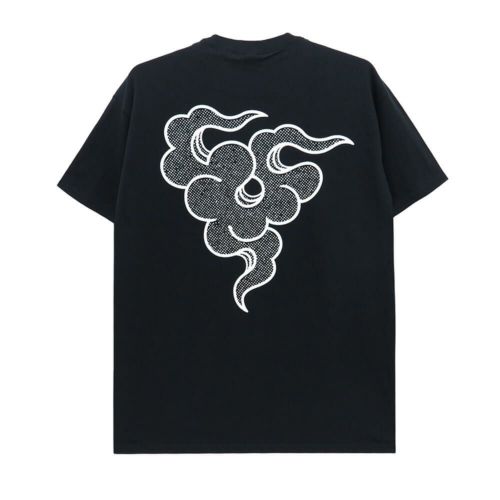 MAN WHO T-SHIRT マンフー Tシャツ 風と共に BLACK スケートボード