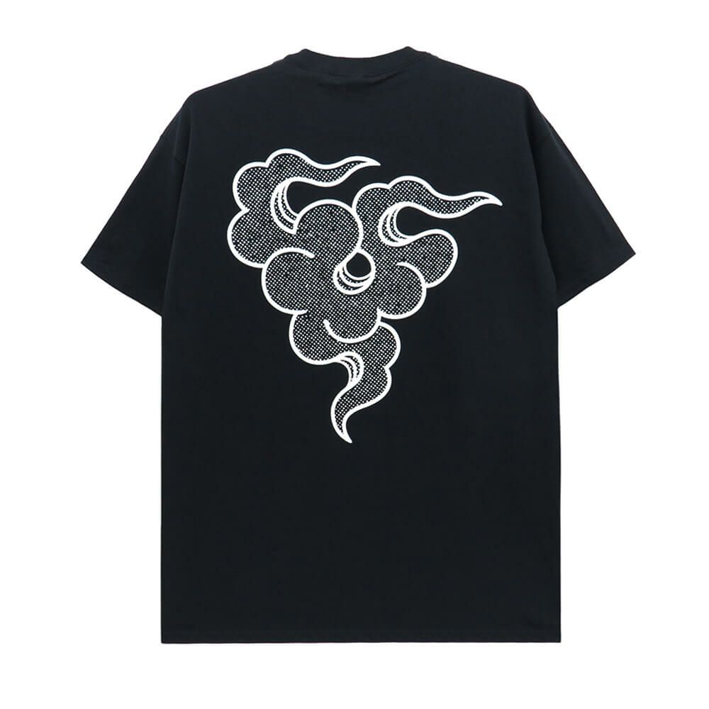 MAN WHO T-SHIRT マンフー Tシャツ 風と共に BLACK スケートボード スケボー 