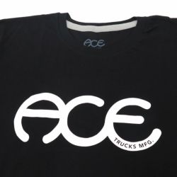 ACE LONG SLEEVE エース ロングスリーブTシャツ RINGS BLACK スケートボード スケボー スケートボード スケボー 1